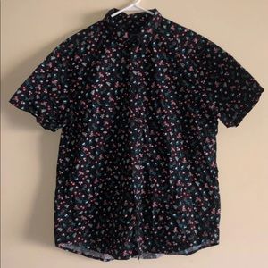 Floral Button Up